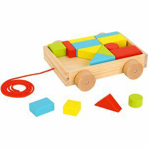 Tooky Toy Bouwstenen Blokkenwagen